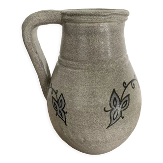 Pitcher ancient pottery P.Fouillen Quimper