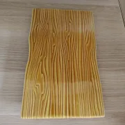 Beautiful vintage plate "faux bois" verceram 4565 from the 60s/70s.