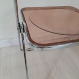 3 Plia chairs, designer Giancarlo Piretti for Anonima Castelli