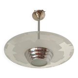 Art Deco slab chandelier
