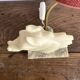 Alabaster horse head lamp, Italy