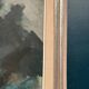 Original Swedish Oil on Canvas – “Red Barn” by Arne Aspelin – Signed – Vintage & Framed – 70 × 50 cm (27.6" × 19.7")