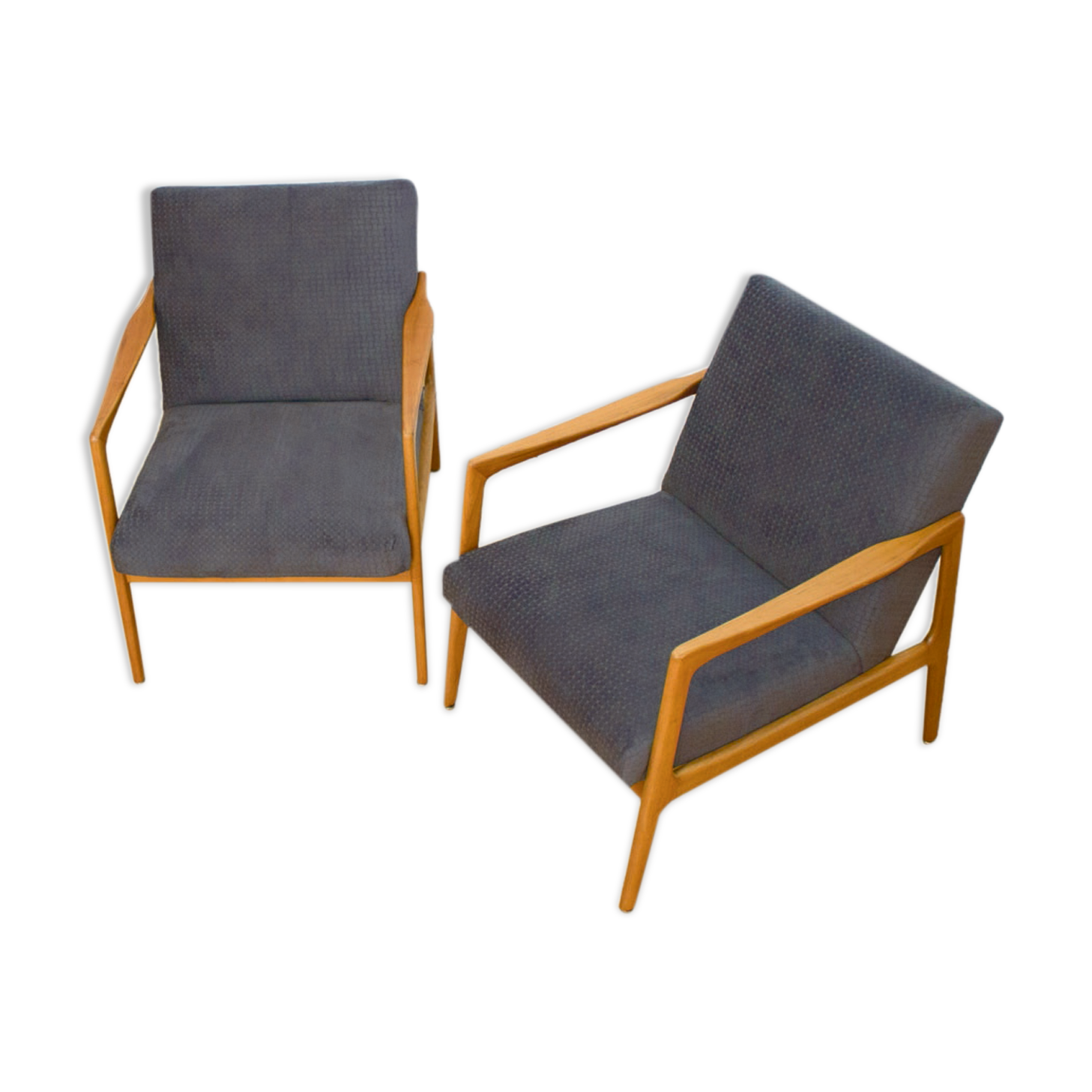 Beautiful Mid-Century armchairs, set of two, Denmark, 1970s