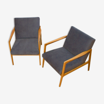 Beautiful Mid-Century armchairs, set of two, Denmark, 1970s