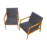 Beautiful Mid-Century armchairs, set of two, Denmark, 1970s