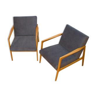 Beautiful Mid-Century armchairs, set of two, Denmark, 1970s