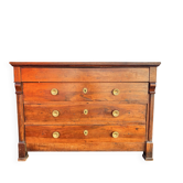 Antique solid wood chest of drawers – Empire style