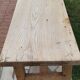 Loom table in solid oak 240 x 58 cm. 1920.