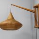 1960s Wall Wooden Lamp by Pokrok Zilina , Czechoslovakia