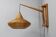 1960s Wall Wooden Lamp by Pokrok Zilina , Czechoslovakia