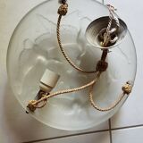 Art nouveau style glass luminaire