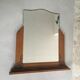Large art deco mirror 90x92cm