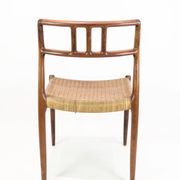 Set Of Four Dining Chairs Model 79 In Rosewood By N.O Møller For JL Møller