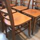 Lot of 12 vintage bistro chairs