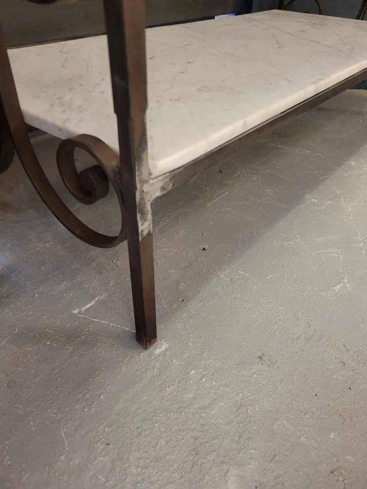 Console ou Etagère en fer forgé