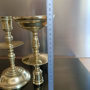 Golden bronze candlesticks