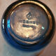 7 vintage blue water glasses