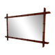 Large vintage bamboo mirror