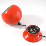Abo Randers original scandinavian vintage red magnet bedside Ball Lamp