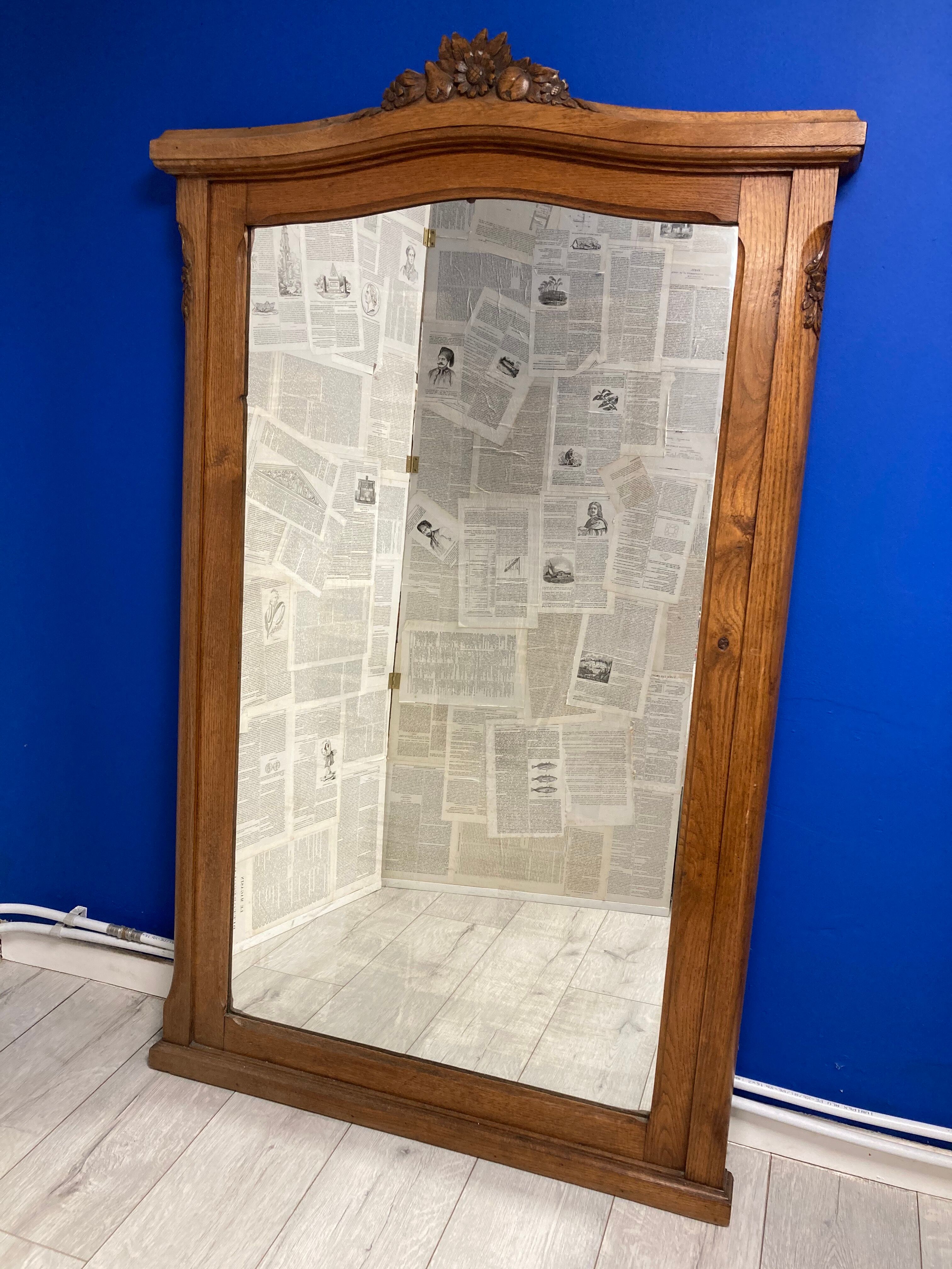 Large Vintage Mirror 91x148cm