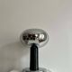 Vintage table lamp, chrome and black lacquered metal, Italy 1960