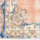 3x6 Rug For Living Room Pale Orange Blue Handmade Turkish Rug, 104x176Cm