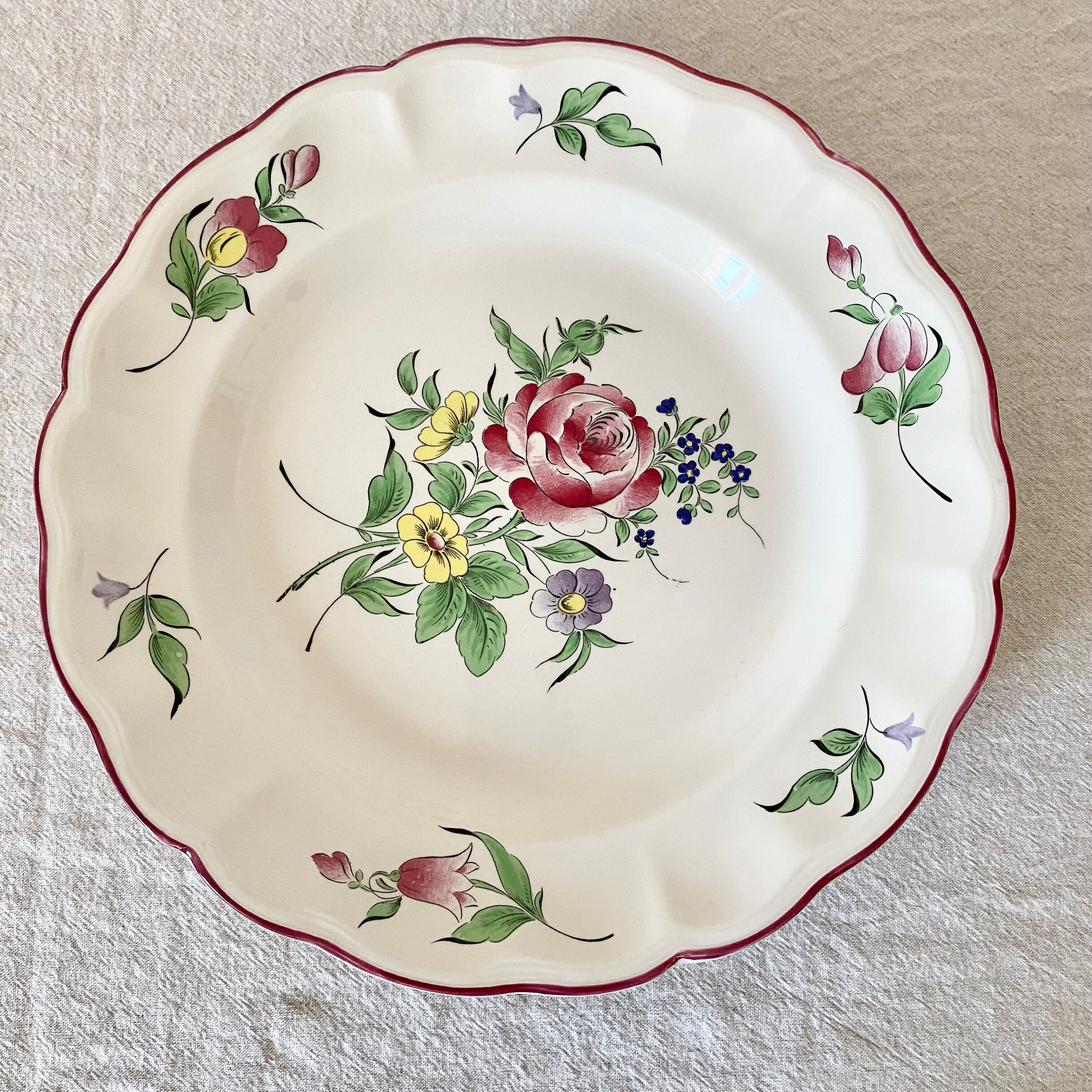 Presentation plates Lunéville (Lamppost)