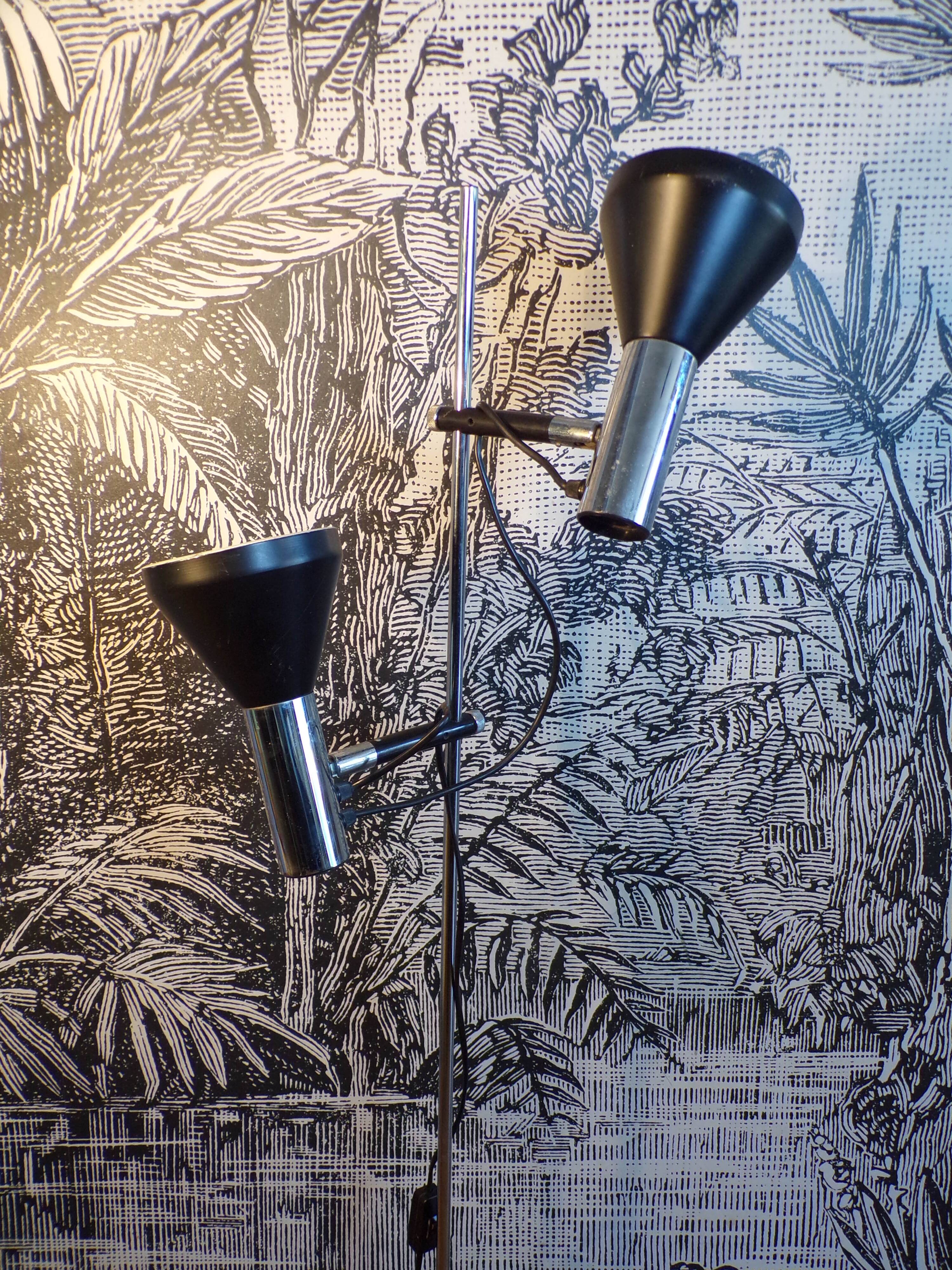 Fischer 2-light floor lamp 1970