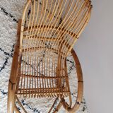 Rocking chair Rotin de Rohe Noordwolde rénové