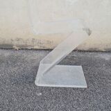 Plexiglas chair zigzag 1970