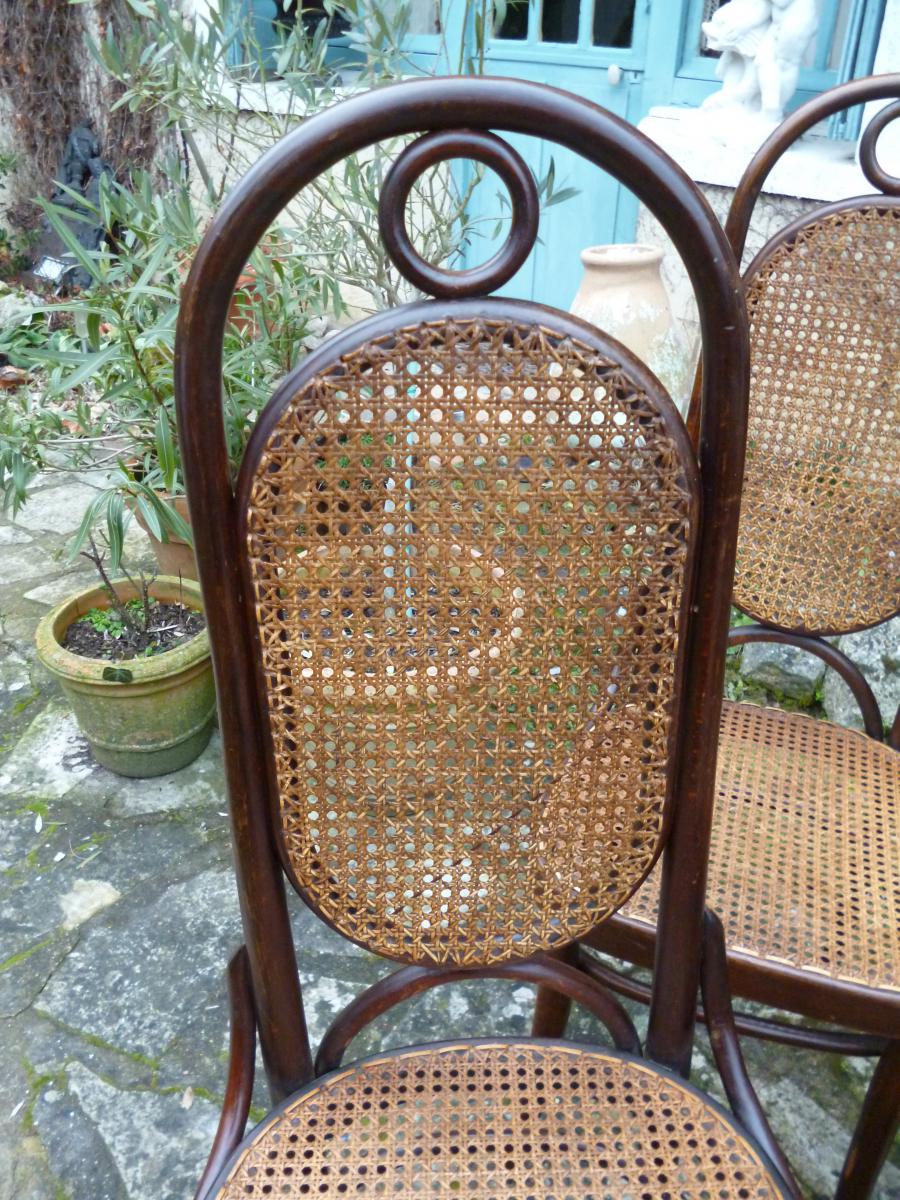 4 chairs Thonet number 17