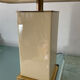 Hollywood Regency lamp in metal and brass from the 70s.