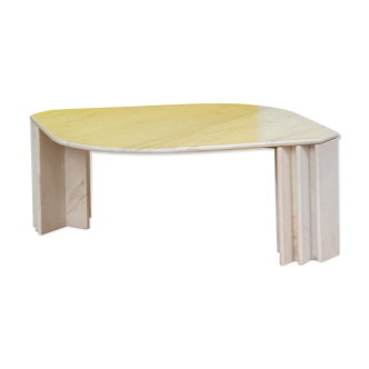 Vintage marble coffee table – 126 cm