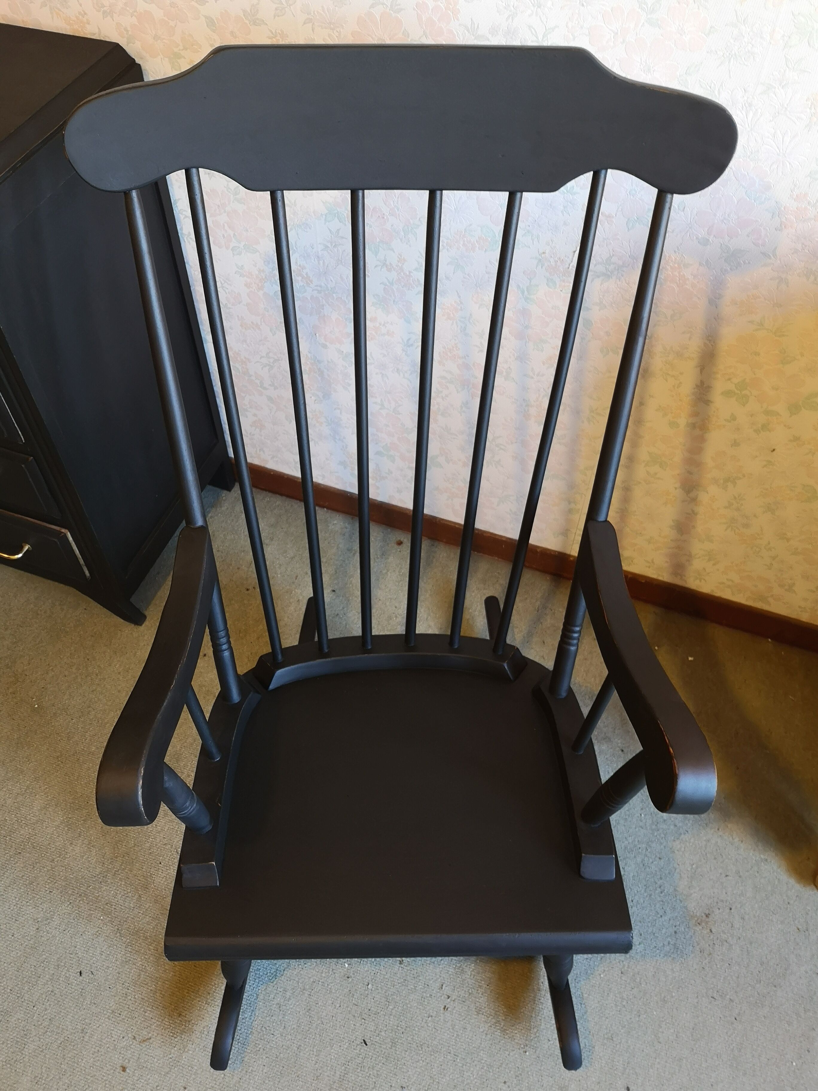 Chair rocking chair 50 60 patina vintage design