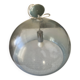 Suspension Kartell bleue transparente