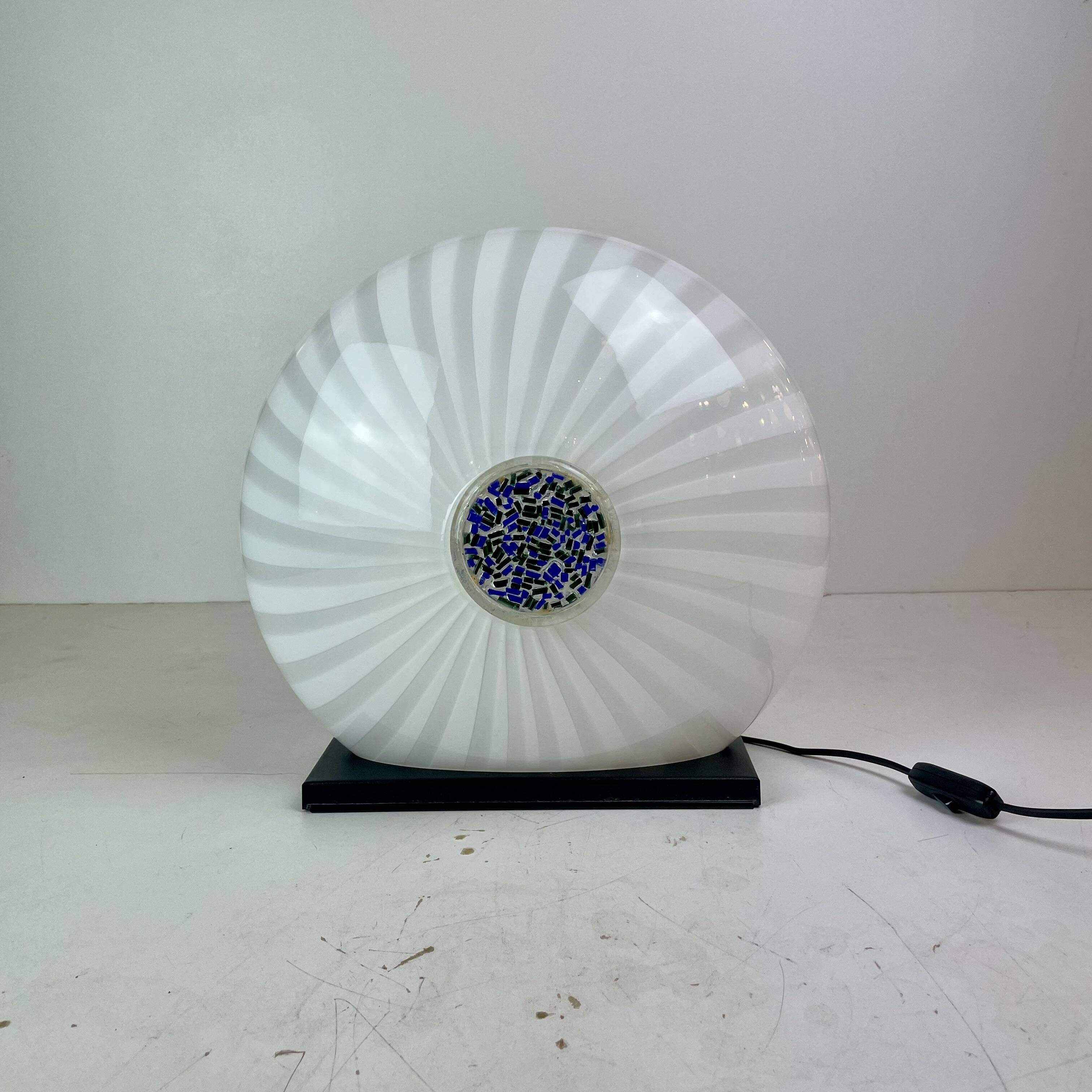 Murano Glass Table Lamp, Italy, 1980s