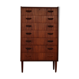 Vintage teak 'tallboy' chest of drawers