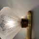 Murano Glass Brass Sconces Set of 3 1950’s
