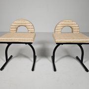 Ensemble de 2 chaises, Italie 1980s