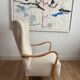 Danish wing chair, by Alfred Christensen for Slagelse Møbelværk, 1950