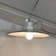 Farmhouse enameled pendant light