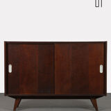 Dark oak chest of drawers designed by Jiri Jiroutek, model U-452, 1960