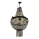 Italian Crystal Basket Chandelier 1960’s