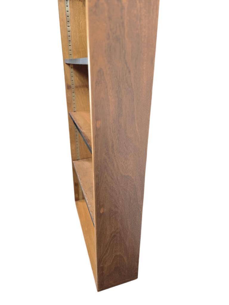 Armoire en bois peu profonde / bibliothèque / vitrine vintage
