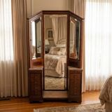 Antique dressing table from the 1920s, Poland.