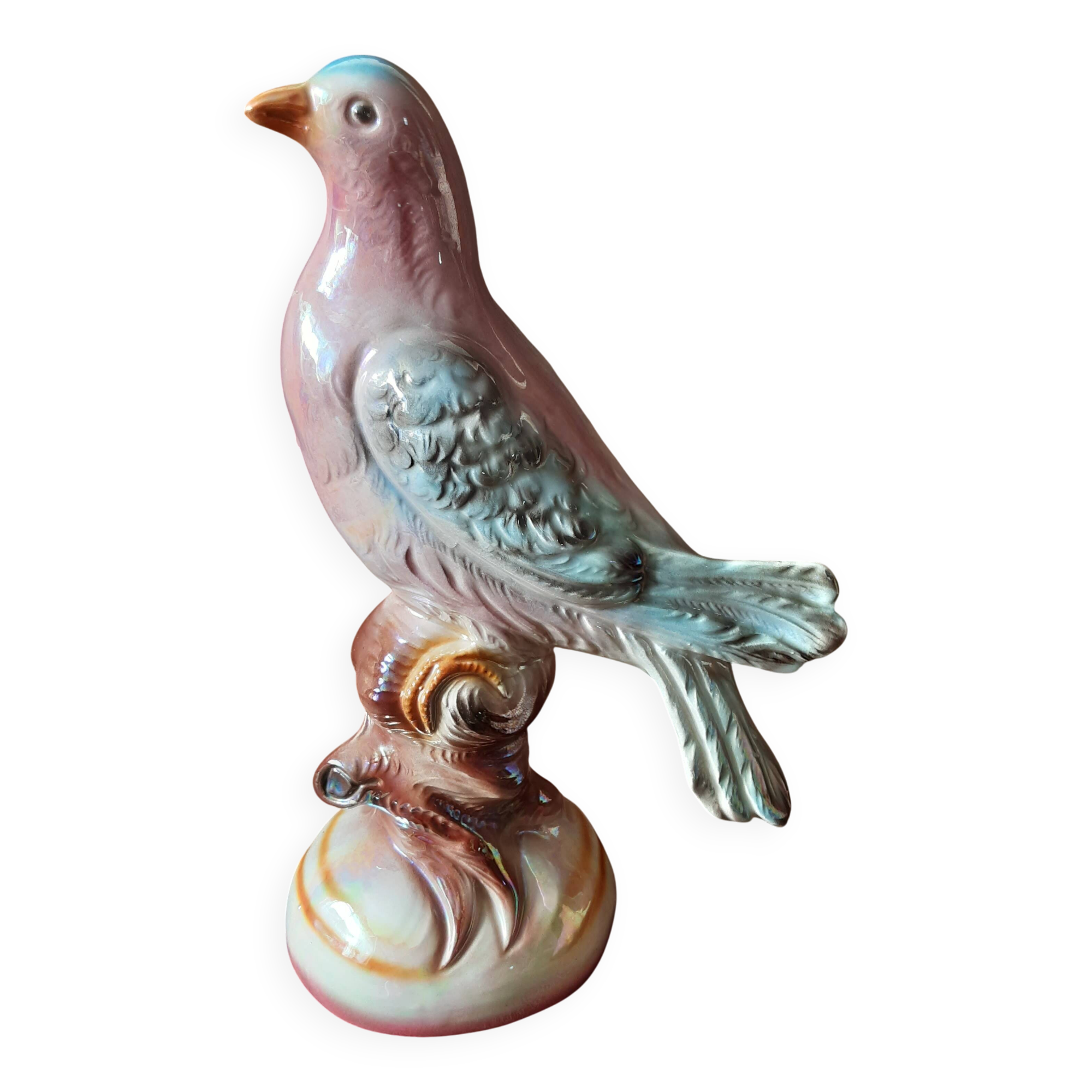 Italian ceramic dove-shaped trinket