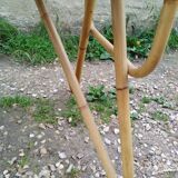 Vintage antique rattan desk