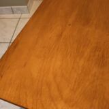 Children's armchair and desk in beech