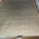 Pair of old Danish club chairs in patinated leather 1940s