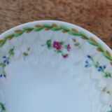 Shell-shaped soap holder, Limoges porcelain, "Poe" model